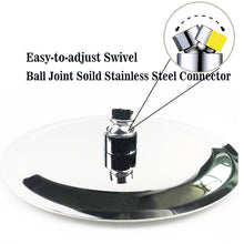 Load image into Gallery viewer, AIDAL Concealed Round Thermostatic Shower Mixer Chrome Bathroom Twin Head Valve Set