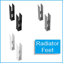 Load image into Gallery viewer, Floor Mounting Feet Support Legs Kits for Oval Flat Column Designer Radiators