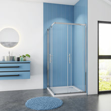 Load image into Gallery viewer, 2C Series Square Shower Enclosures  - Various Sizes (Height - 1850mm)