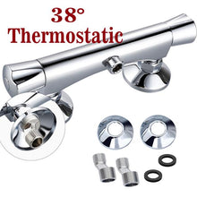 Load image into Gallery viewer, Thermostatic Mixer Shower Set  Round Head Chrome