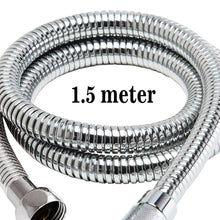 Load image into Gallery viewer, AIDAL Chrome Shower Head and Hose Round Bath Hand Held Heads and Bracket Set