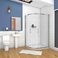 Load image into Gallery viewer, 2C Series 5mm NANO Glass Quadrant Shower Enclosure only (Easy Fit) (Height - 1850mm)