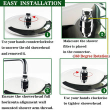Load image into Gallery viewer, AICA Bathroom Concealed Thermostatic Shower Mixer Set Round Design Chrome Finish

