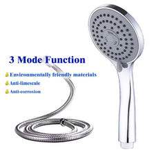 Load image into Gallery viewer, AIDAL  Chrome Shower Head and Hose Round Bath Hand Held Heads and Bracket Set
