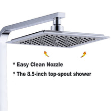 Load image into Gallery viewer, Thermostatic Mixer Shower  Set Square Head Chrome
