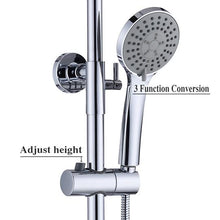 Load image into Gallery viewer, Thermostatic Mixer Shower Set  Round Head Chrome
