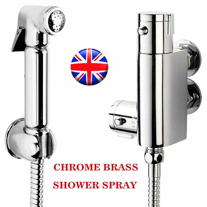 AICA Thermostatic Mixer Bidets Toilet Valve Hand Held Douche Kit Muslim Spray Shower
