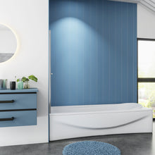 Load image into Gallery viewer, Aidal Hinged Curved Top Bath Screen 800x1400mm
