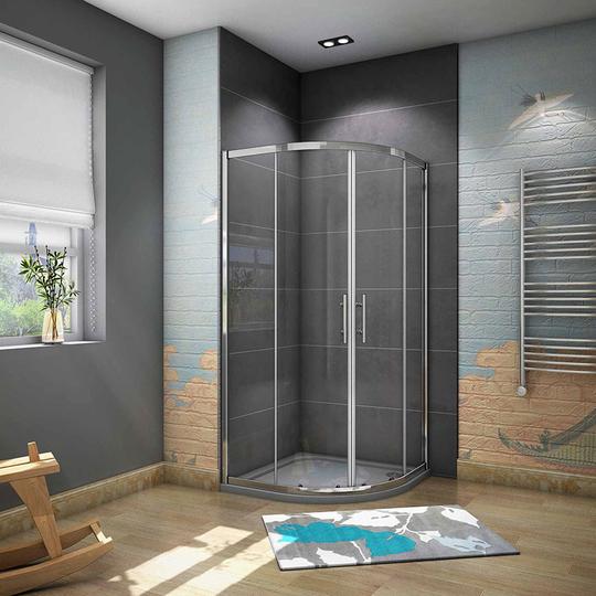 2C Series 5mm Glass Quadrant Shower Enclosure only (Easy Fit) (Height - 1900mm)