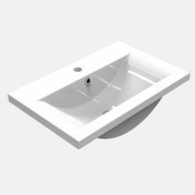 Load image into Gallery viewer, Vanity Sink With Cabinet - 600mm Modern High Gloss White
