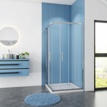 Load image into Gallery viewer, 2C Series Square Shower Enclosures  - Various Sizes (Height - 1850mm)
